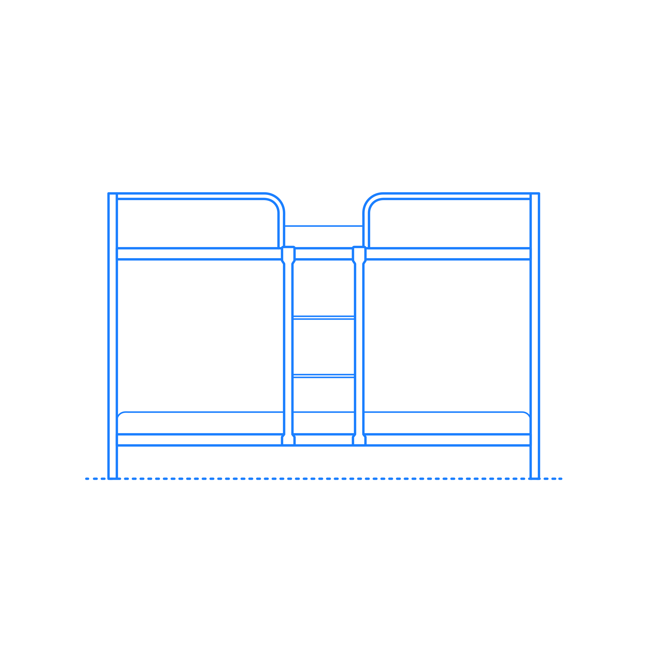 Furniture Bunk Beds Loft Beds Ikea Tuffing Bunk Bed Outline Svg Vector Free Vectors